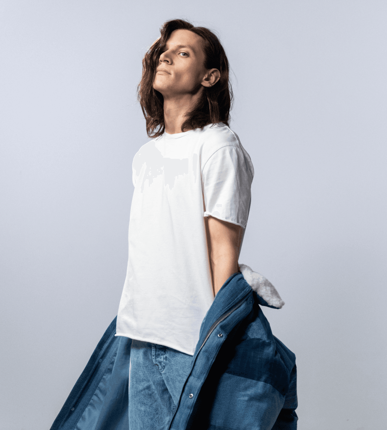 Retro Wave T-Shirt - Blue